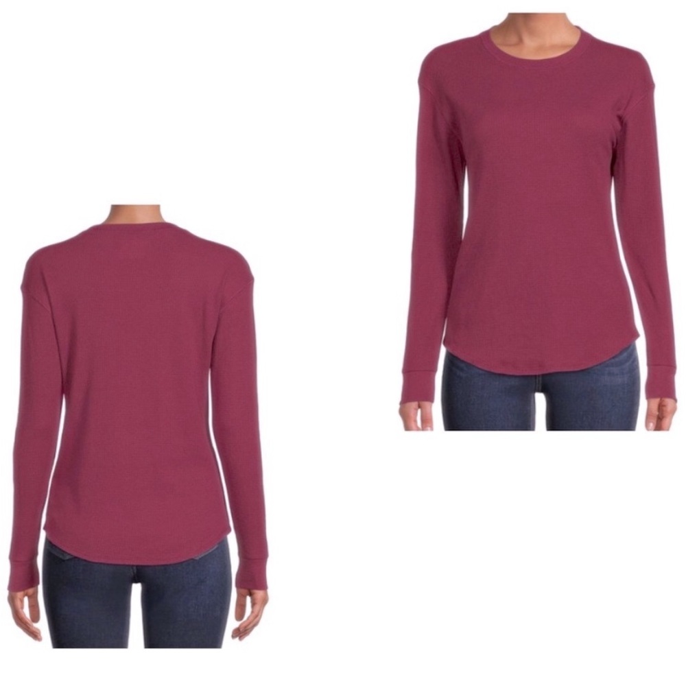 Time & Tru Long Sleeve Thermal Tee